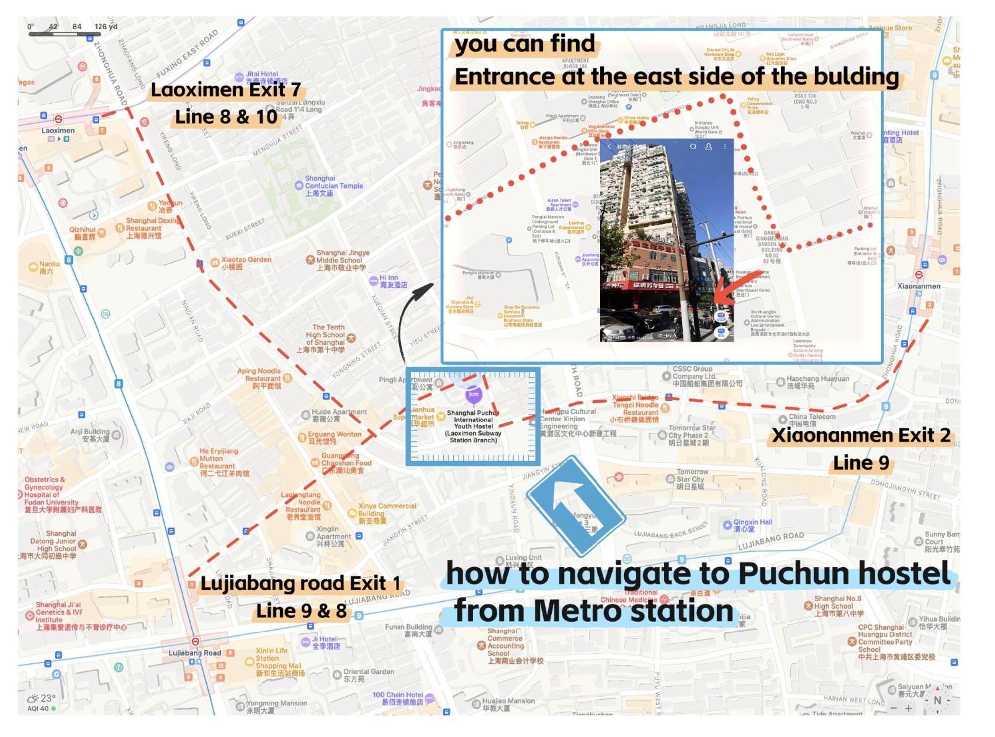 Pu Chun International Hostel -Yugarden & Old Town Shanghai Exterior photo